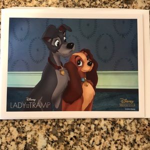 Disney “Lady and the Tramp” Lithograph